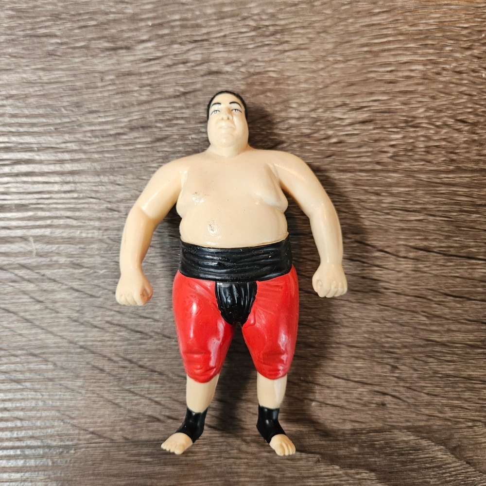 1996 Just Toys Titan Sports Yokozuna Bend Ems Wrestling Action Figure WWE WWF